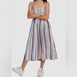 Free People Lilah Pleated Tube Dress